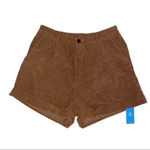 Women’s Medium Cupshe Brown Corduroy Shorts. NWT.